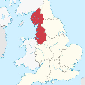 North West England Map